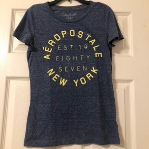 Aeropostale New York Navy Blue Junior Medium T-shirt